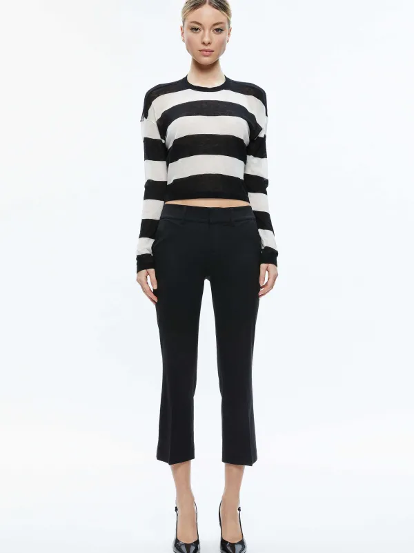 Alice and Olivia Sherrell Crew Neck Pullover-Women Sweaters