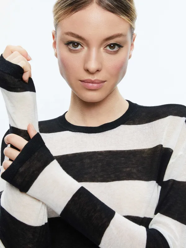 Alice and Olivia Sherrell Crew Neck Pullover-Women Sweaters