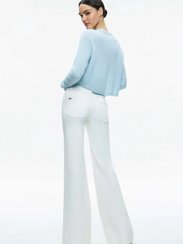 Alice and Olivia Sherrell Crew Neck Pullover-Women Sweaters