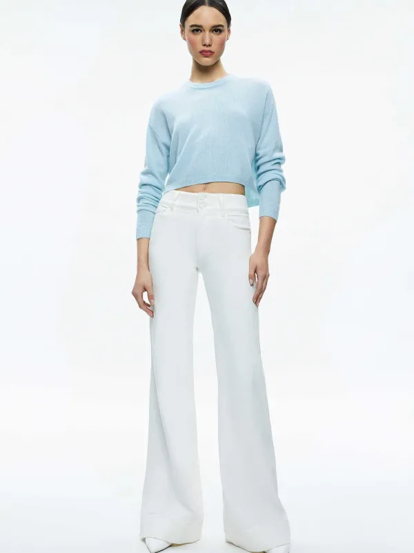 Alice and Olivia Sherrell Crew Neck Pullover-Women Sweaters