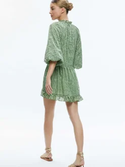 Alice and Olivia Sherrie Gathered Tunic Dress-Women Dresses