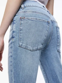 Alice and Olivia Stacey Low Rise Bell Bottom Jean-Women Pants