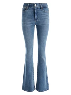 Alice and Olivia Stacey Mid Rise Bell Jean-Women Pants