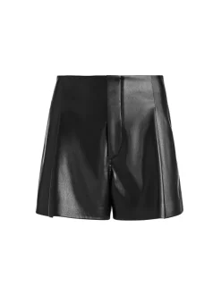Alice and Olivia Steffie Vegan Leather Short-Women Shorts