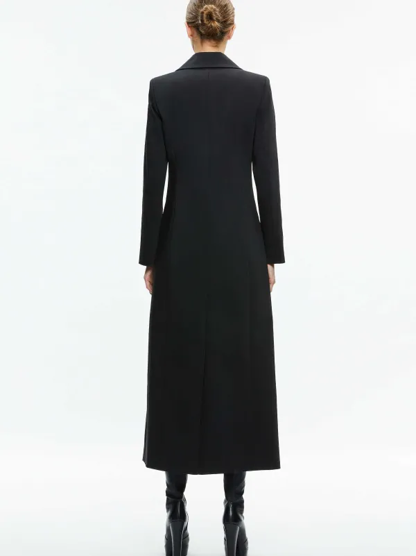 Alice and Olivia Theo Notch Collar Coat-Women Jackets + Coats