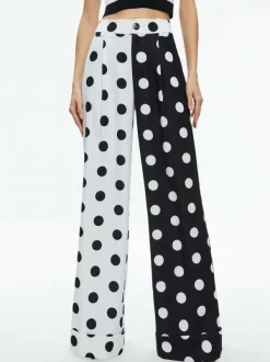 Alice and Olivia Tomasa Cuffed Trouser-Women Pants