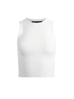 Alice and Olivia Tonita Ribbed Tank-Women Tops