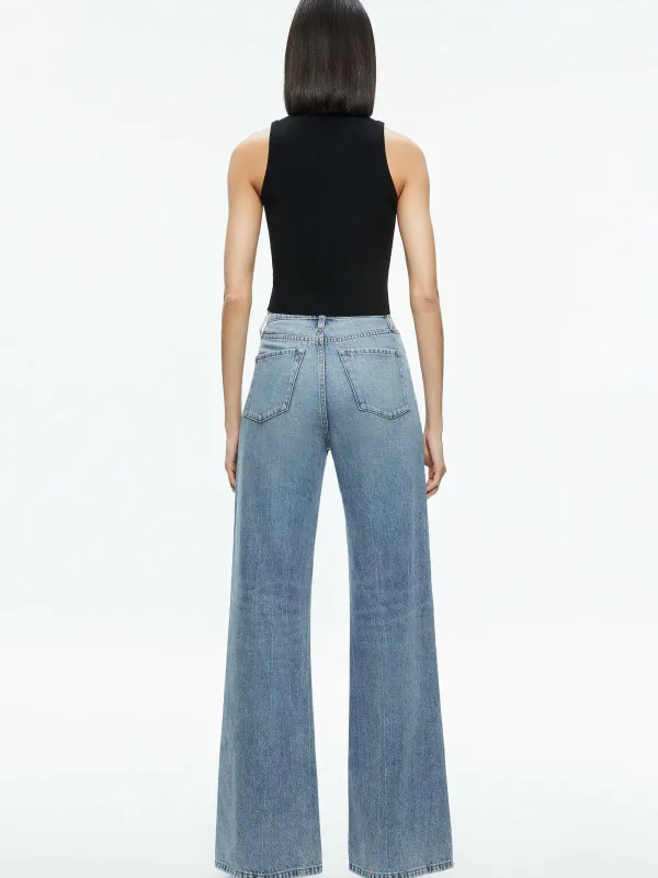 Alice and Olivia Tonita Ribbed Tank-Women Tops