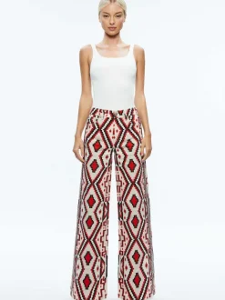 Alice and Olivia Trish Mid Rise Baggy Jean-Women Pants