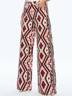 Alice and Olivia Trish Mid Rise Baggy Jean-Women Pants
