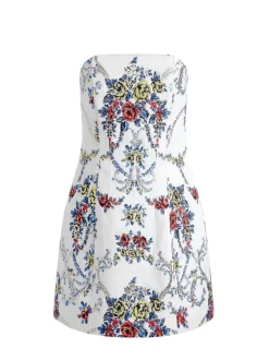 Alice and Olivia Velia Strapless Mini Dress-Women Dresses