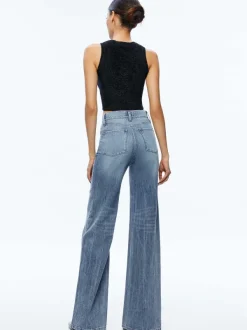 Alice and Olivia Weezy Full Length Jean-Women Pants